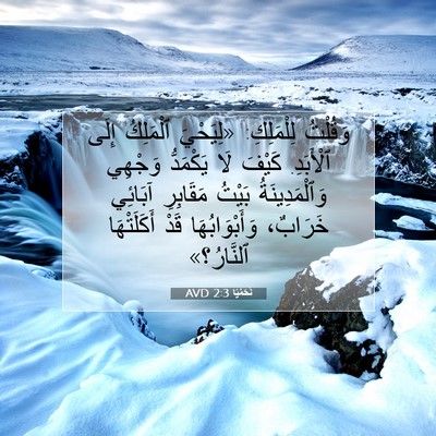 Picture 07 - نَحَمْيَا 2:3 AVD - وَقُلْتُ لِلْمَلِكِ: - Bible Verse Picture
