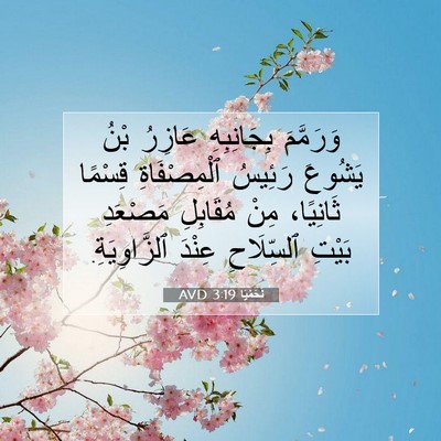 Picture 07 - نَحَمْيَا 3:19 AVD - وَرَمَّمَ بِجَانِبِهِ - Bible Verse Picture