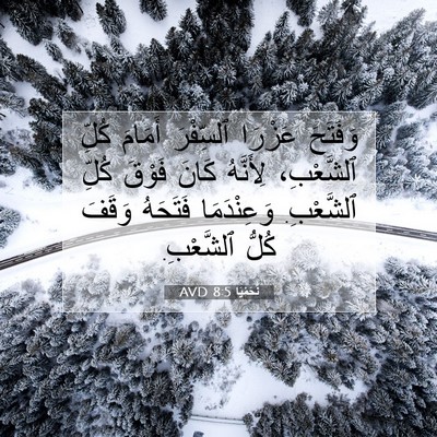 Picture 07 - نَحَمْيَا 8:5 AVD - وَفَتَحَ عَزْرَا - Bible Verse Picture