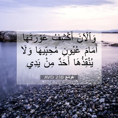 Picture 07 - هُوشَع 2:10 AVD - وَٱلْآنَ أَكْشِفُ - Bible Verse Picture