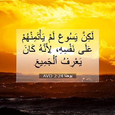 Picture 07 - يوحنَّا 2:24 AVD - لَكِنَّ يَسُوعَ لَمْ - Bible Verse Picture
