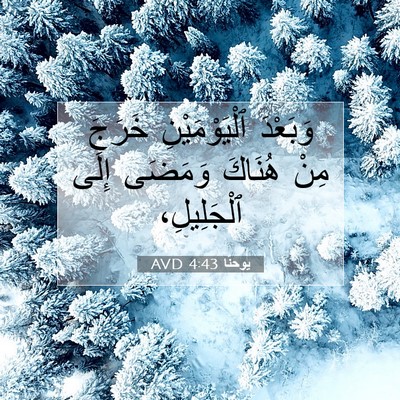 Picture 07 - يوحنَّا 4:43 AVD - وَبَعْدَ ٱلْيَوْمَيْنِ - Bible Verse Picture
