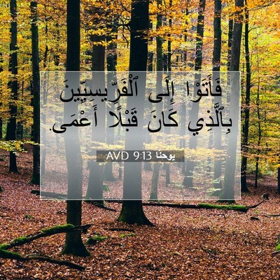 Picture 07 - يوحنَّا 9:13 AVD - فَأَتَوْا إِلَى - Bible Verse Picture