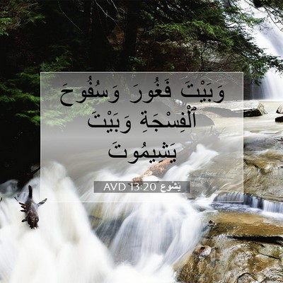 Picture 07 - يَشُوع 13:20 AVD - وَبَيْتَ فَغُورَ - Bible Verse Picture
