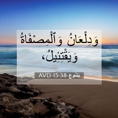 Picture 07 - يَشُوع 15:38 AVD - وَدِلْعَانُ - Bible Verse Picture