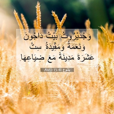 Picture 07 - يَشُوع 15:41 AVD - وَجُدَيْرُوتُ بَيْتُ - Bible Verse Picture