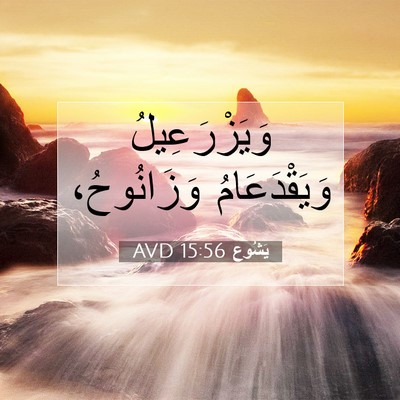 Picture 07 - يَشُوع 15:56 AVD - وَيَزْرَعِيلُ - Bible Verse Picture