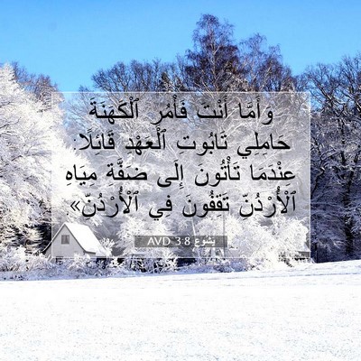 Picture 07 - يَشُوع 3:8 AVD - وَأَمَّا أَنْتَ فَأْمُرِ - Bible Verse Picture