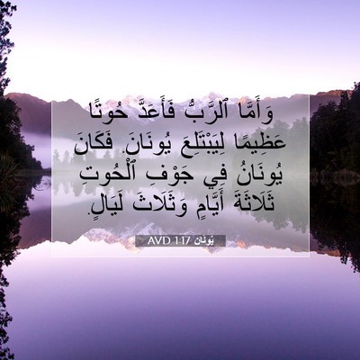 Picture 07 - يُونَان 1:17 AVD - وَأَمَّا ٱلرَّبُّ - Bible Verse Picture