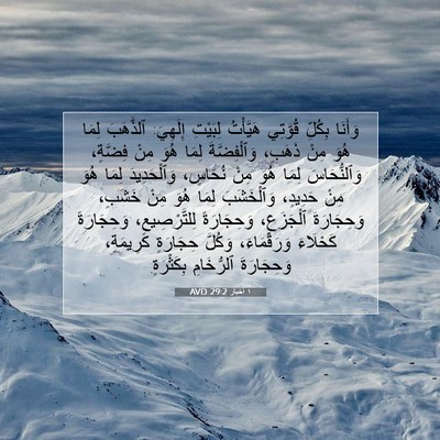 Picture 07 - ١ أخبار 29:2 AVD - وَأَنَا بِكُلِّ قُوَّتِي - Bible Verse Picture