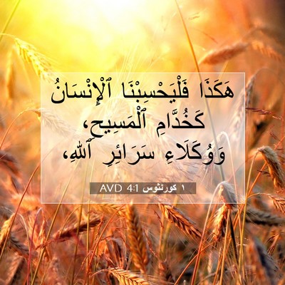 Picture 07 - ١ كورنثوس 4:1 AVD - هَكَذَا فَلْيَحْسِبْنَا - Bible Verse Picture