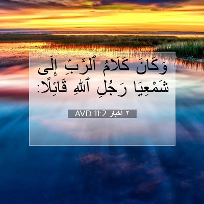 Picture 07 - ٢ أخبار 11:2 AVD - وَكَانَ كَلَامُ ٱلرَّبِّ - Bible Verse Picture