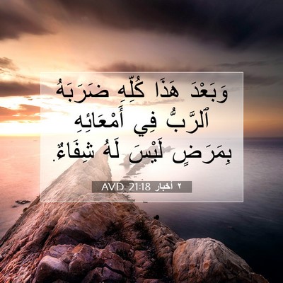 Picture 07 - ٢ أخبار 21:18 AVD - وَبَعْدَ هَذَا كُلِّهِ - Bible Verse Picture