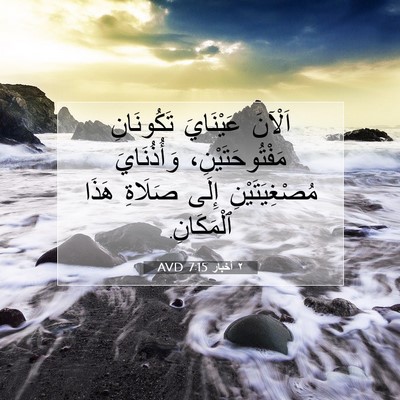 Picture 07 - ٢ أخبار 7:15 AVD - اَلْآنَ عَيْنَايَ - Bible Verse Picture