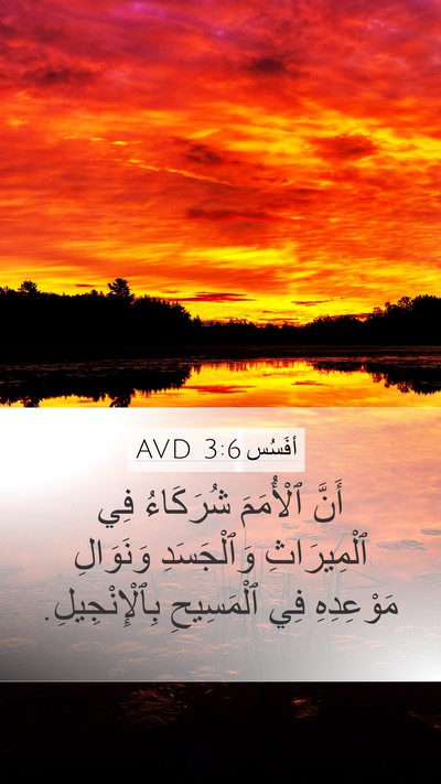 أفَسُس 3:6 AVD Bible Verse Image