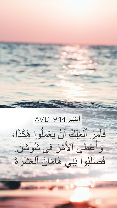 أَسْتِير 9:14 AVD Bible Verse Image