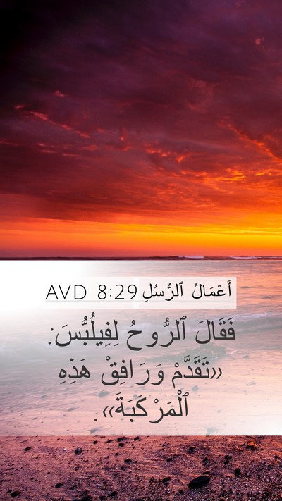 أَعْمَالُ ٱلرُّسُلِ 8:29 AVD Bible Verse Image