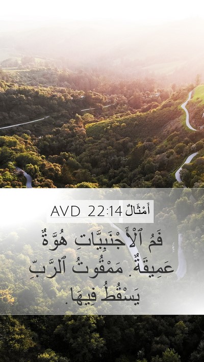 أَمْثَالٌ 22:14 AVD Bible Verse Image