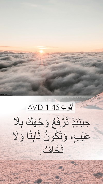 أَيُّوبَ 11:15 AVD Bible Verse Image