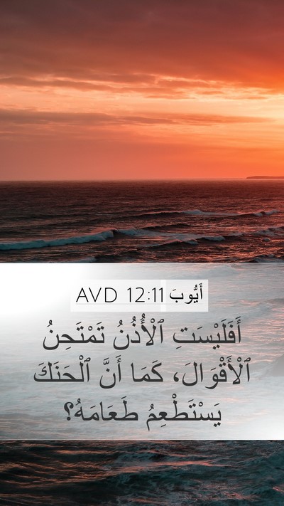 أَيُّوبَ 12:11 AVD Bible Verse Image