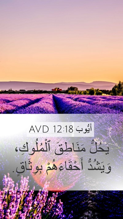 أَيُّوبَ 12:18 AVD Bible Verse Image