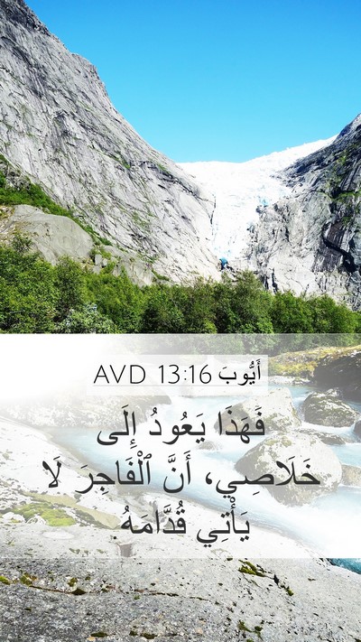 أَيُّوبَ 13:16 AVD Bible Verse Image
