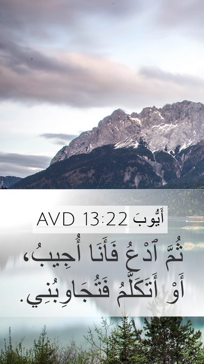 أَيُّوبَ 13:22 AVD Bible Verse Image