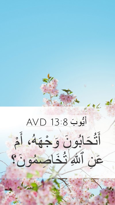 أَيُّوبَ 13:8 AVD Bible Verse Image