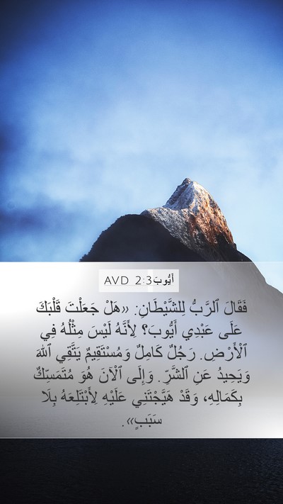 أَيُّوبَ 2:3 AVD Bible Verse Image