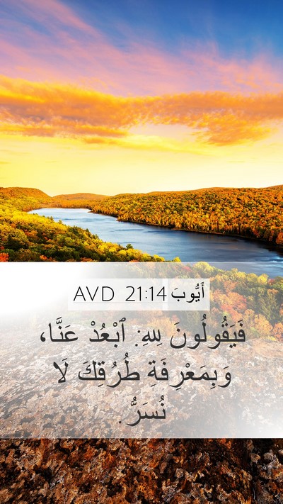 أَيُّوبَ 21:14 AVD Bible Verse Image