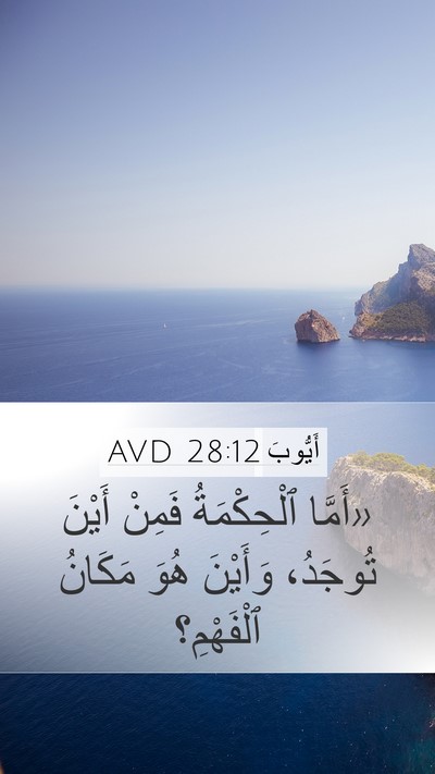 أَيُّوبَ 28:12 AVD Bible Verse Image