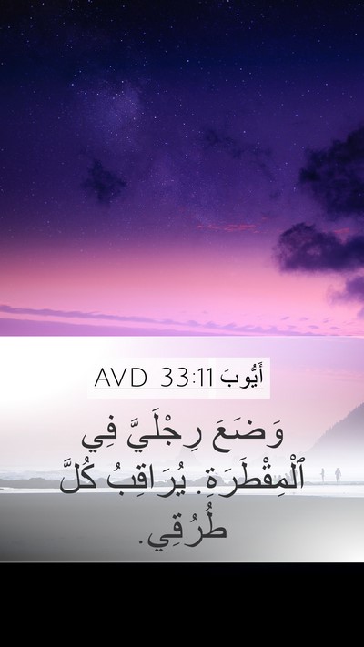 أَيُّوبَ 33:11 AVD Bible Verse Image