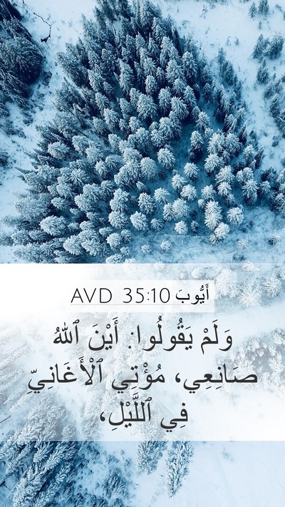 أَيُّوبَ 35:10 AVD Bible Verse Image
