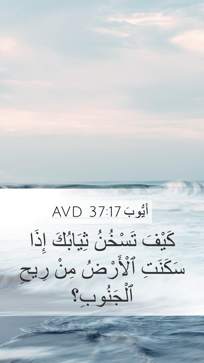 أَيُّوبَ 37:17 AVD Bible Verse Image