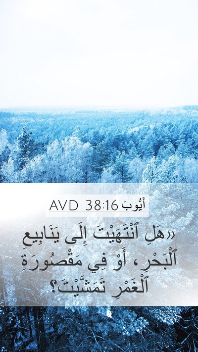 أَيُّوبَ 38:16 AVD Bible Verse Image