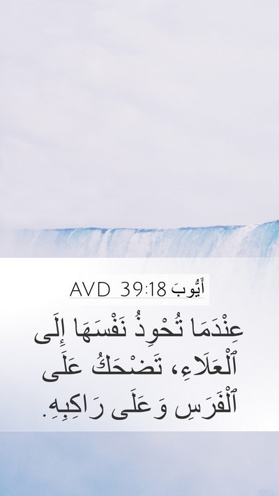 أَيُّوبَ 39:18 AVD Bible Verse Image