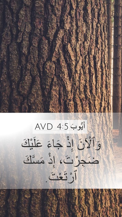 أَيُّوبَ 4:5 AVD Bible Verse Image