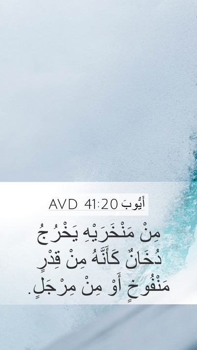 أَيُّوبَ 41:20 AVD Bible Verse Image