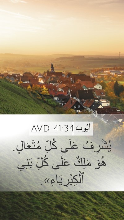 أَيُّوبَ 41:34 AVD Bible Verse Image