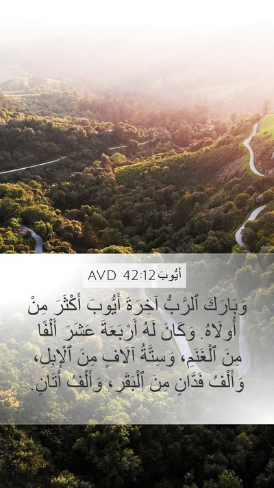 أَيُّوبَ 42:12 AVD Bible Verse Image