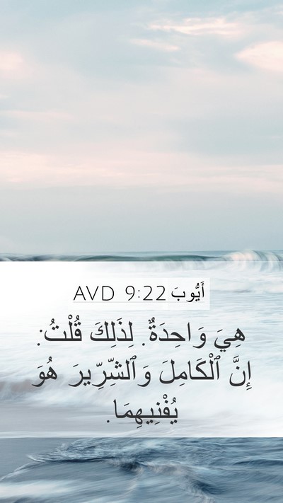أَيُّوبَ 9:22 AVD Bible Verse Image