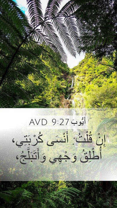 أَيُّوبَ 9:27 AVD Bible Verse Image