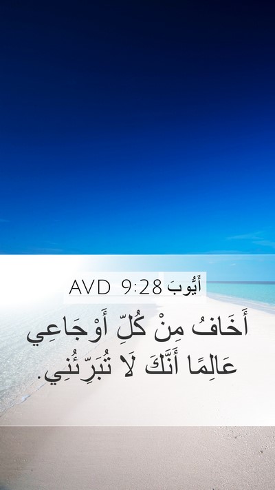 أَيُّوبَ 9:28 AVD Bible Verse Image