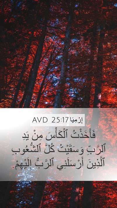 إِرْمِيَا 25:17 AVD Bible Verse Image