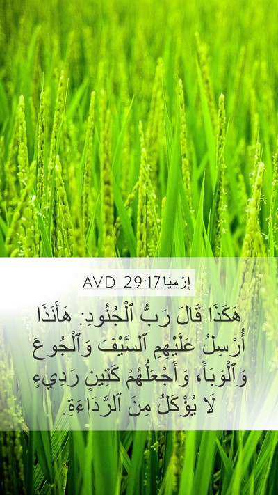 إِرْمِيَا 29:17 AVD Bible Verse Image