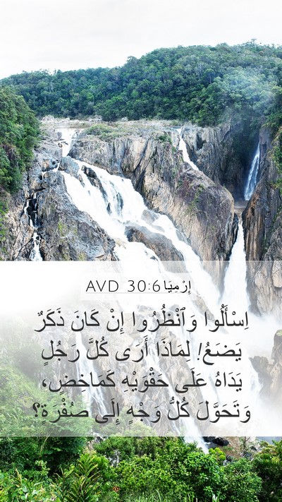 إِرْمِيَا 30:6 AVD Bible Verse Image