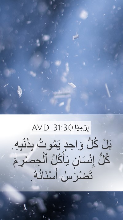 إِرْمِيَا 31:30 AVD Bible Verse Image