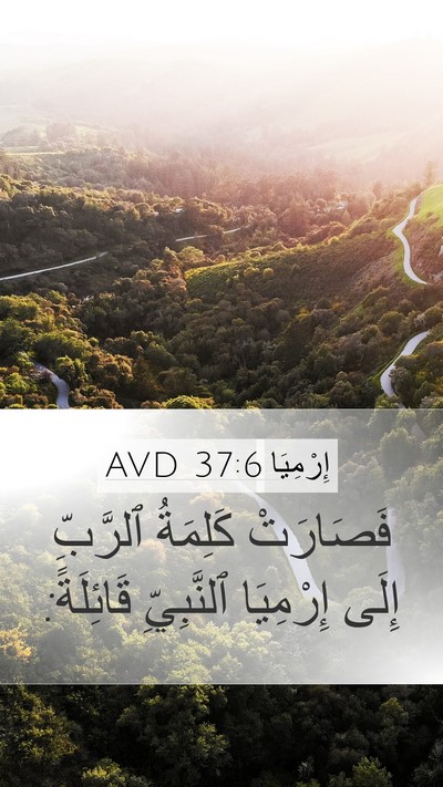 إِرْمِيَا 37:6 AVD Bible Verse Image