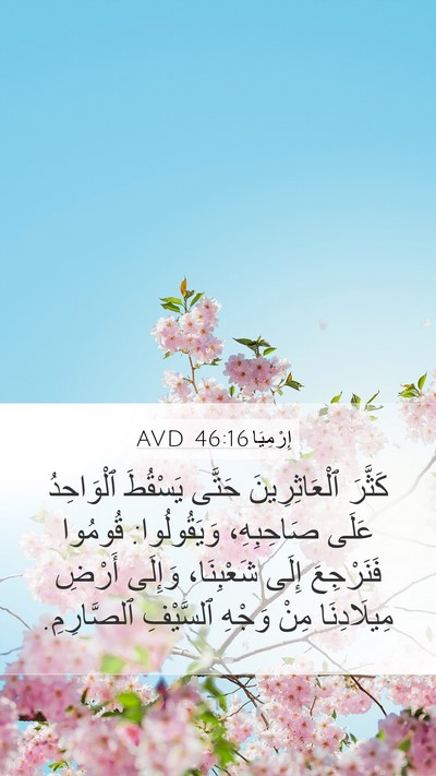 إِرْمِيَا 46:16 AVD Bible Verse Image