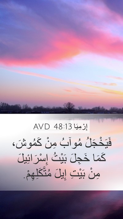 إِرْمِيَا 48:13 AVD Bible Verse Image